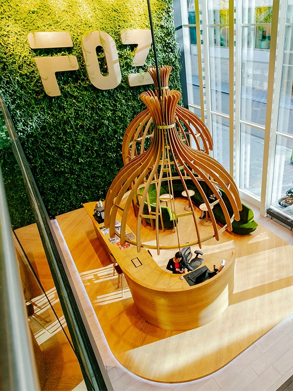 Sempergreen living wall FOZ Amsterdam top