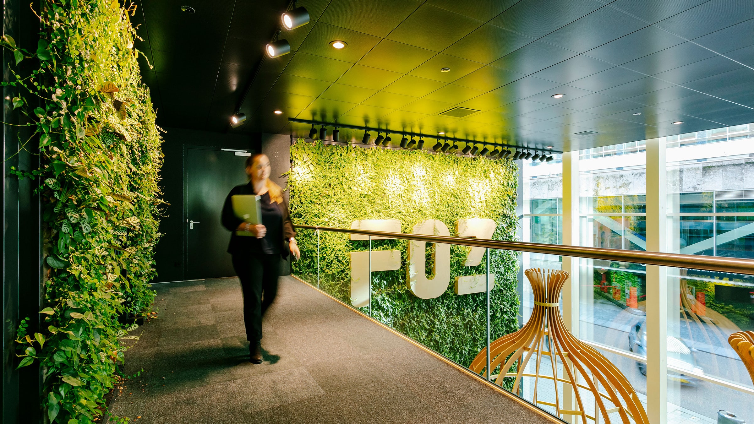 Sempergreen living wall FOZ Amsterdam